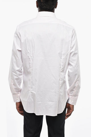 Bicolour-Striped Shirt VERROCCHIO with French Collar