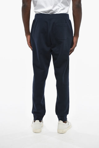 Cotton-Blend Joggers With Iconic Embroidery