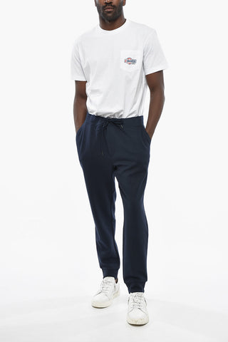 Cotton-Blend Joggers With Iconic Embroidery