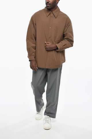 Padded Overshirt With Snap Buttons
