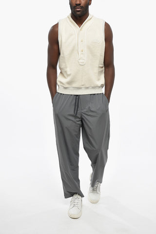 Terry Cotton Sleeveless Jacket