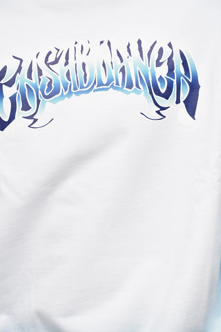 Rundhals-Sweatshirt Aus Bio-Baumwolle Mit Ombré-Effekt