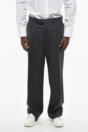 Hose aus Wolle mit geradem Bein