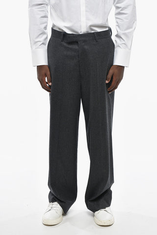Hose aus Wolle mit geradem Bein