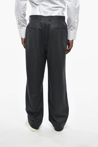 Hose aus Wolle mit geradem Bein