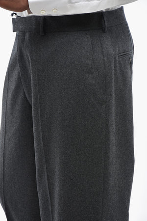 Hose aus Wolle mit geradem Bein