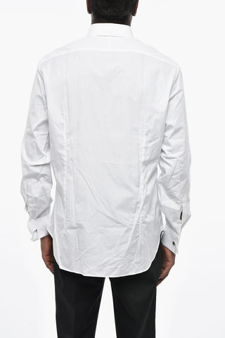 Cotton Poplin Shirt ALBERTI with French Collar