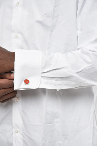 Cotton Poplin Shirt ALBERTI with French Collar