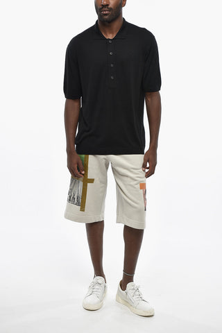 Solid Silk-Blend Polo