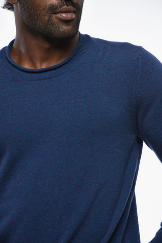 SHIRT Maglia Girocollo a Tinta Unita In Lana