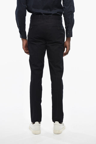 Solid-Color Cotton-Blend Chino Pants