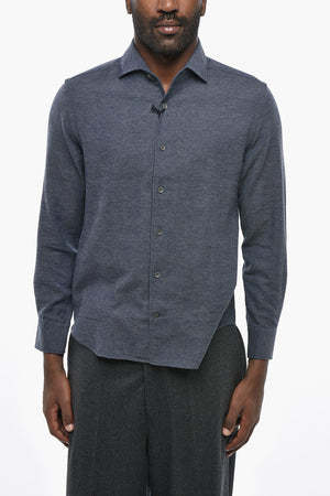 CIRCLE Solid Herringbone Shirt