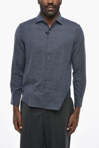 CIRCLE Solid Herringbone Shirt