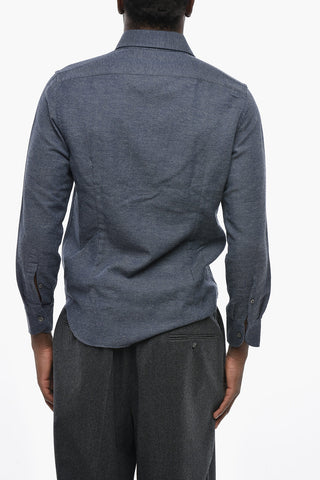 CIRCLE Solid Herringbone Shirt