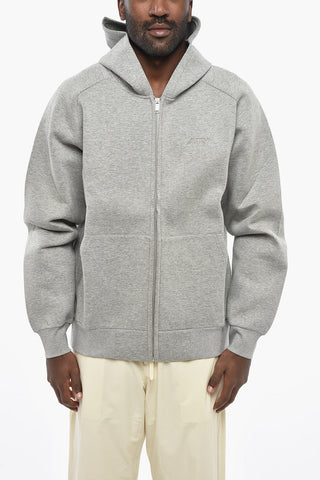 Lightweight Neoprene Sweatshirt with Zip Closure