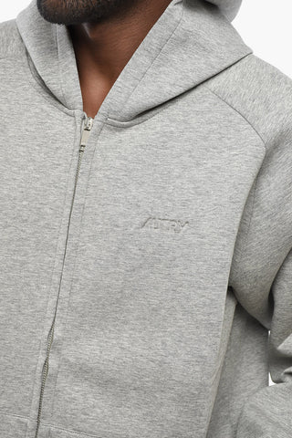 Lightweight Neoprene Sweatshirt with Zip Closure