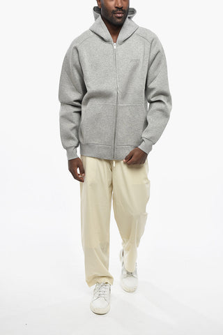 Lightweight Neoprene Sweatshirt with Zip Closure