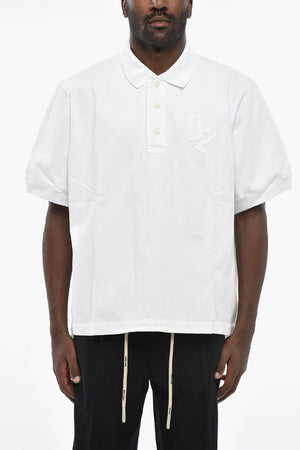 Loose Fit Polo With Tone-On-Tone Logo Patch