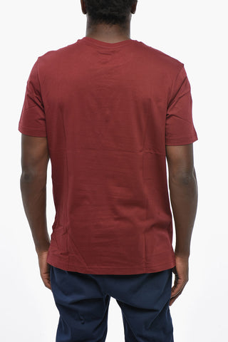 BOSS T-shirt Girocollo con Maxi Logo Frontale