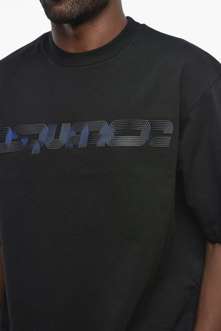 T-Shirt Loose Fit Con Logo In RIlievo