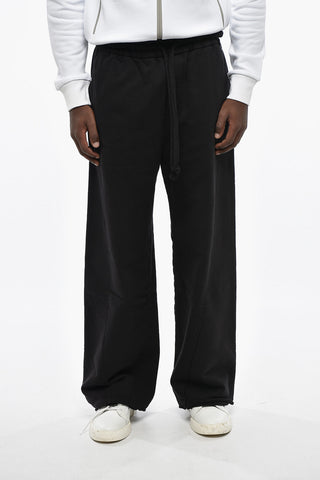 Brushed-Cotton Straight-Leg Joggers