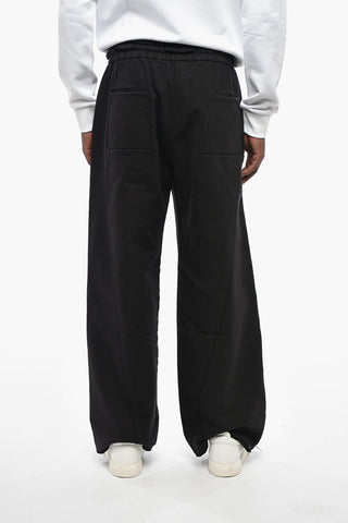 Brushed-Cotton Straight-Leg Joggers