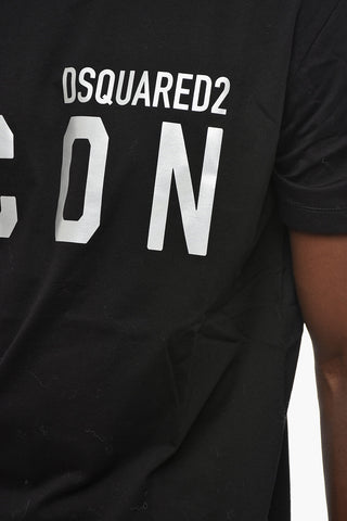 ICON T-Shirt Mit Rundhalsausschnitt COOL FIT Uni Mit Logodruck