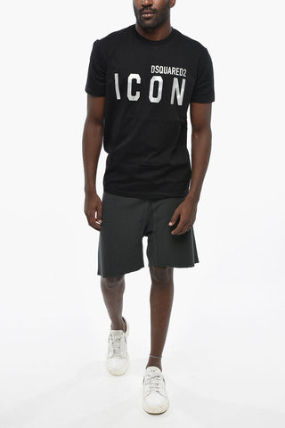 ICON T-Shirt Mit Rundhalsausschnitt COOL FIT Uni Mit Logodruck
