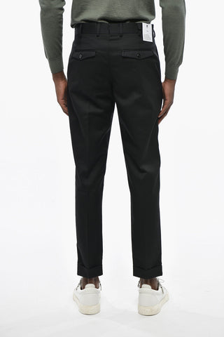 Pantaloni REBEL FIT in Lana Vergine a 1 Pince 