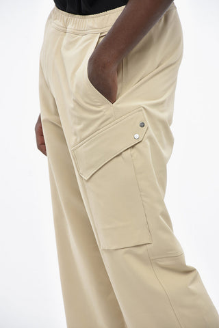 Casual Nylon Pants With Elastic Waist
