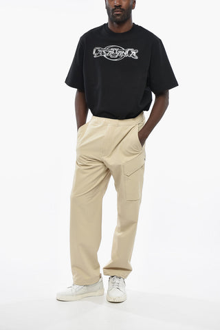Casual Nylon Pants With Elastic Waist