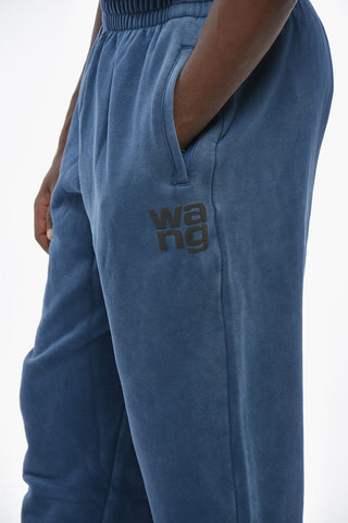 Acid-Wash Cotton Joggers