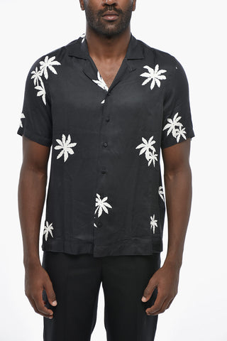 Kurzärmeliges Hemd HAWAII mit Bowlingkragen