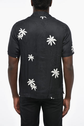 Kurzärmeliges Hemd HAWAII mit Bowlingkragen