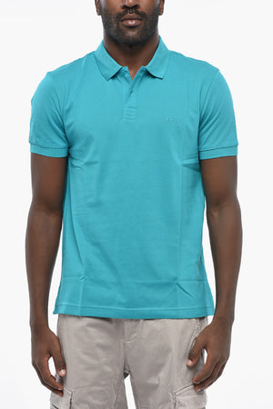 BOSS Polo PIRO Regular Fit in Cotone con Due Bottoni Logati
