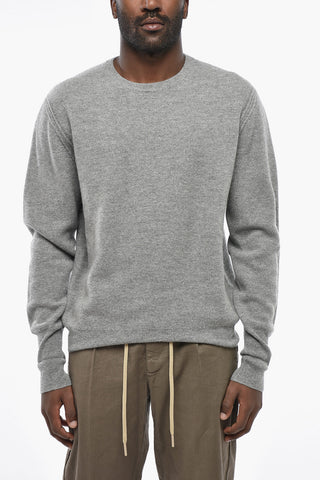 Maglia Girocollo in Puro Cashmere a Nido d'Ape