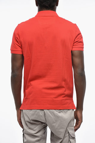 BOSS Polo PIRO Regular Fit in Cotone con Due Bottoni Logati