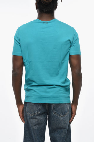 BOSS Crew-Neck T-Shirt With Front Maxi Logo