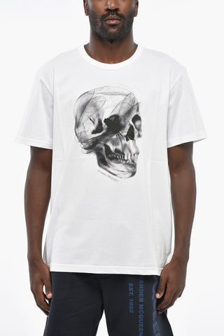 Crewneck Loose-Fit T-Shirt with Iconic Print