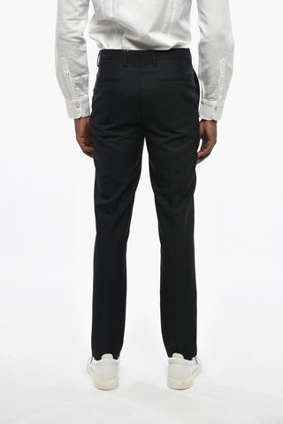 Straight-Leg Wool Trousers