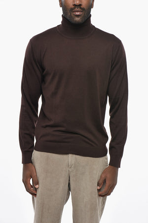Maglia in Cashmere e Seta a Collo Alto