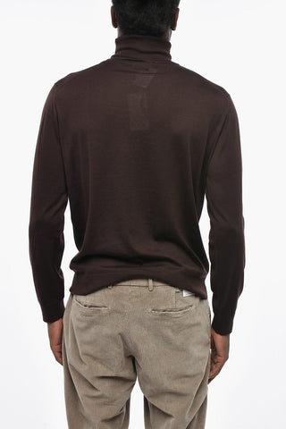 Maglia in Cashmere e Seta a Collo Alto