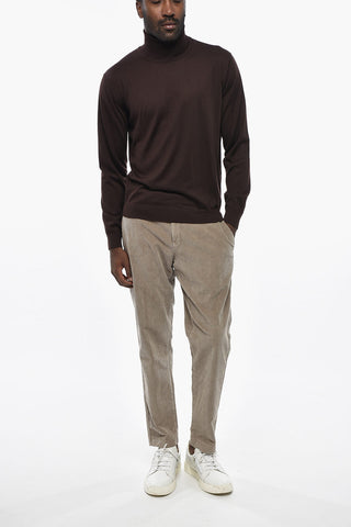 Maglia in Cashmere e Seta a Collo Alto