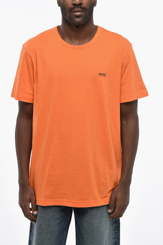 BOSS T-shirt Girocollo con Stampa Logo Laterale