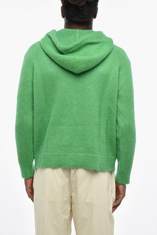 Wool-Blend Hooded Sweater