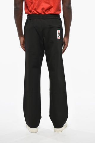 Solid-Color Joggers With Contrast Side Stripes