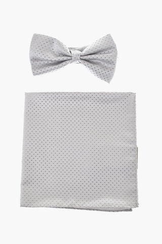 CC COLLECTION Satin Polka Dot Bow Tie