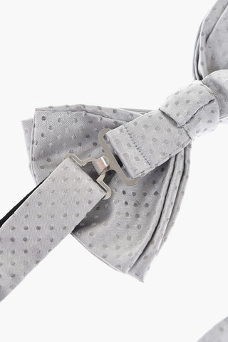 CC COLLECTION Satin Polka Dot Bow Tie