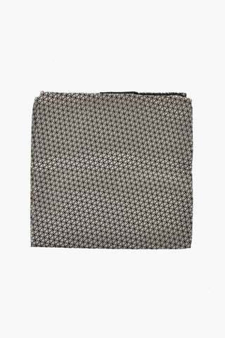 Einstecktuch Aus Seide Mit Geometrischem Muster