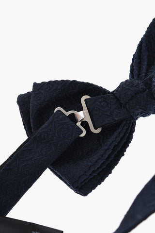 CC COLLECTION Papillon in Misto Seta e in Jacquard